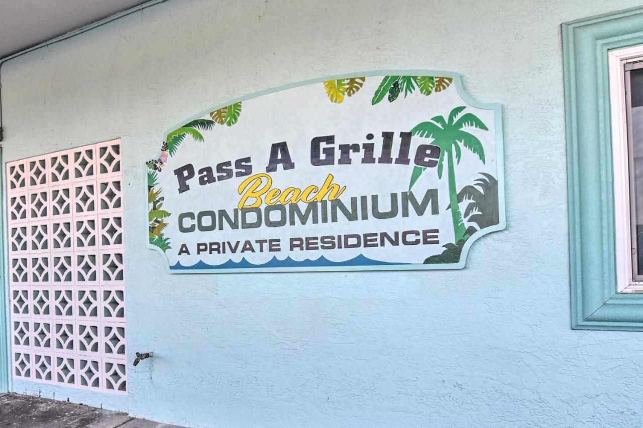 Idyllic Pass-A-Grille Studio - Walk To The Beach! St. Pete Beach Buitenkant foto